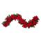 Haute Décor 6ft. Pre-Lit LED Poinsettia Garland